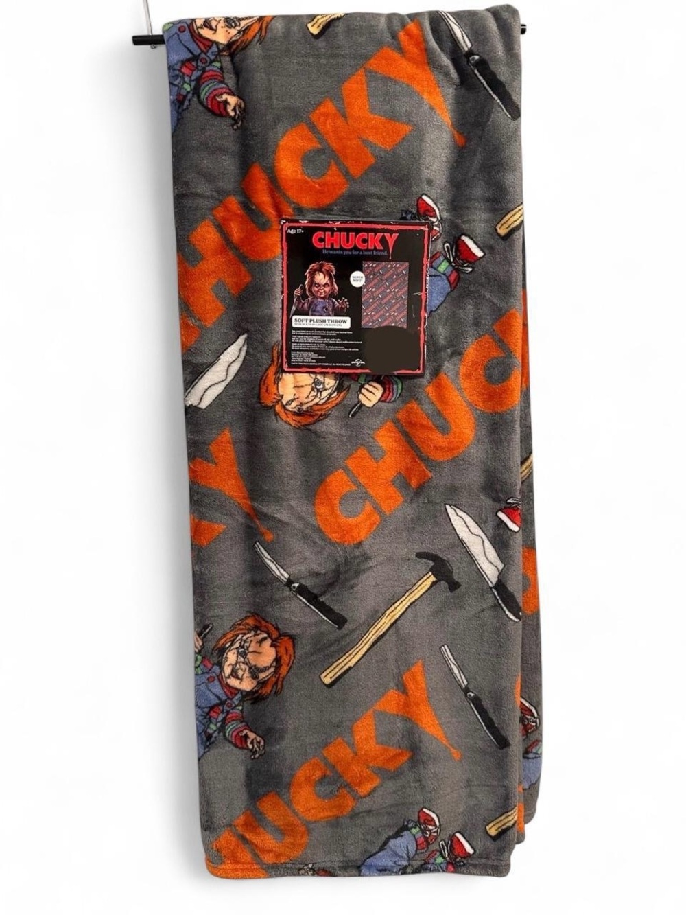 Chucky Halloween Plush Throw Blanket